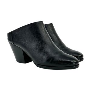 Rachel Comey Mars Mule - Black Block Heel Minimalist Leather Mules sz 7